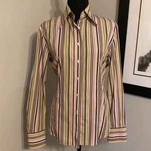 ETRO Milano Multi-Color Women's button down shirt Sz 48 (US 12)